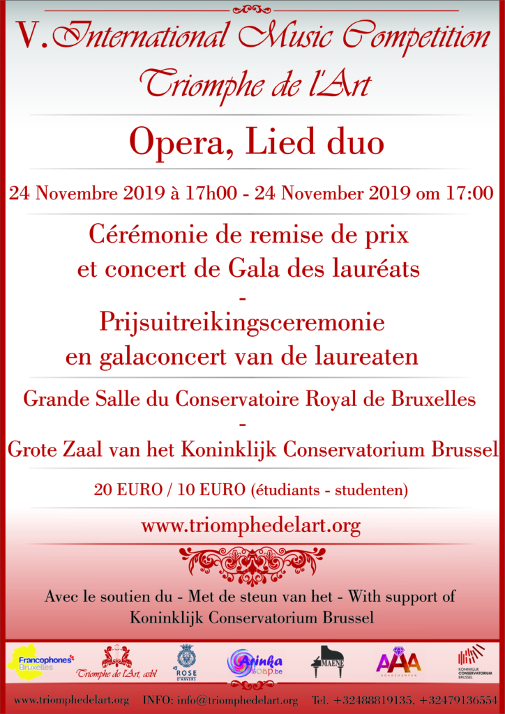 competition gala concert : Opera and Lied duo