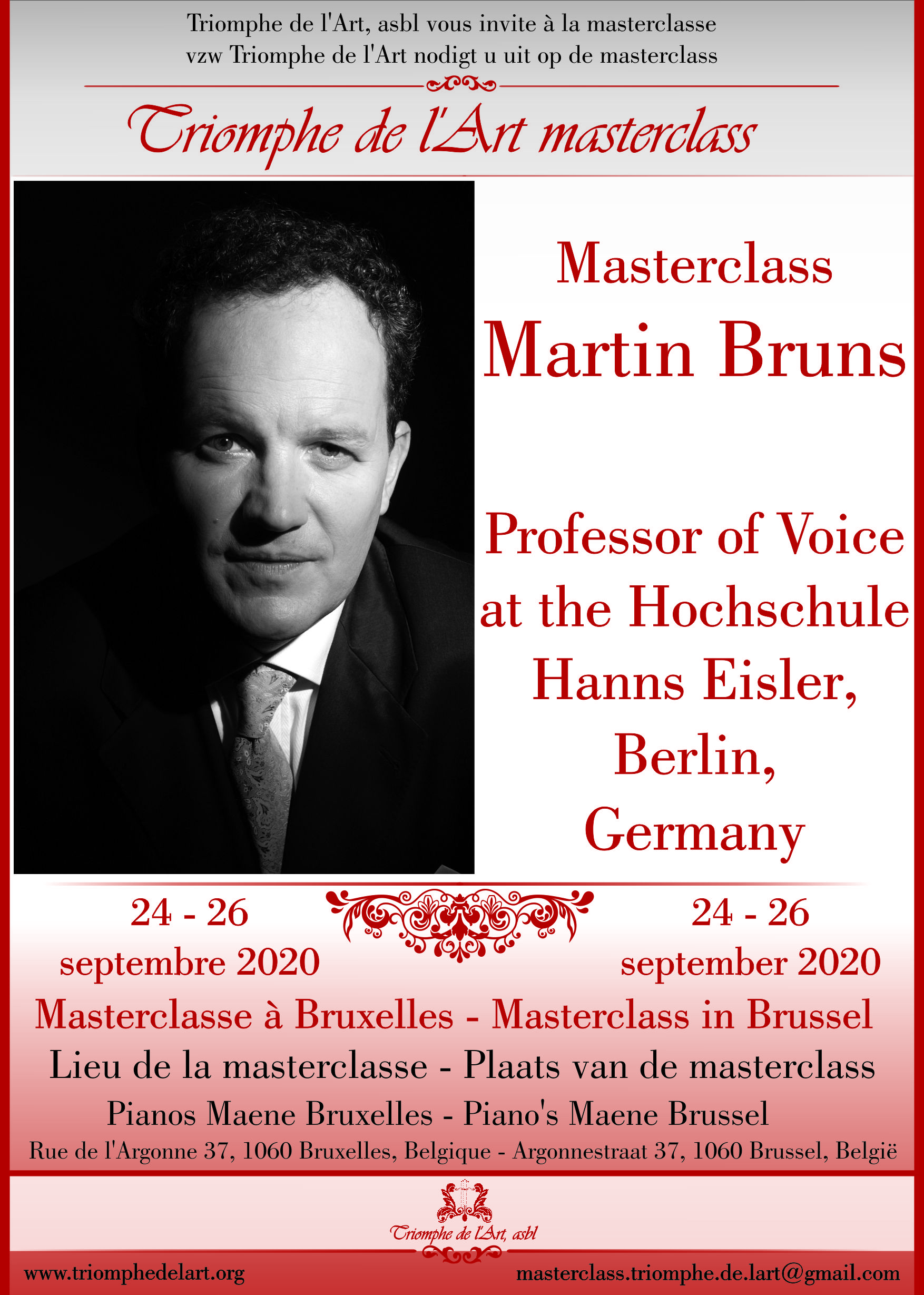 Martin Bruns voice masterclass september 2020
