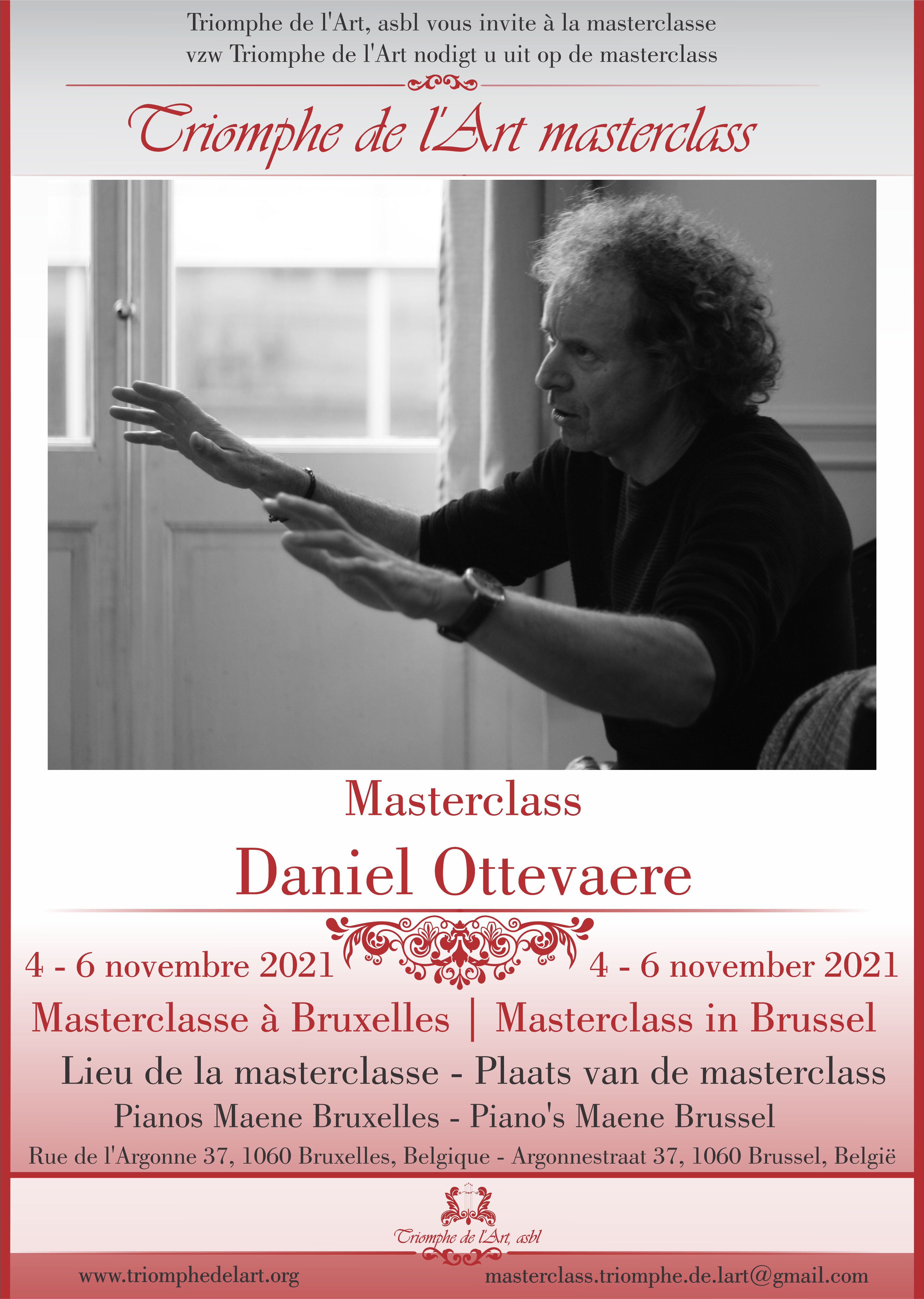 Daniel Ottevaere masterclasse novembre 2021