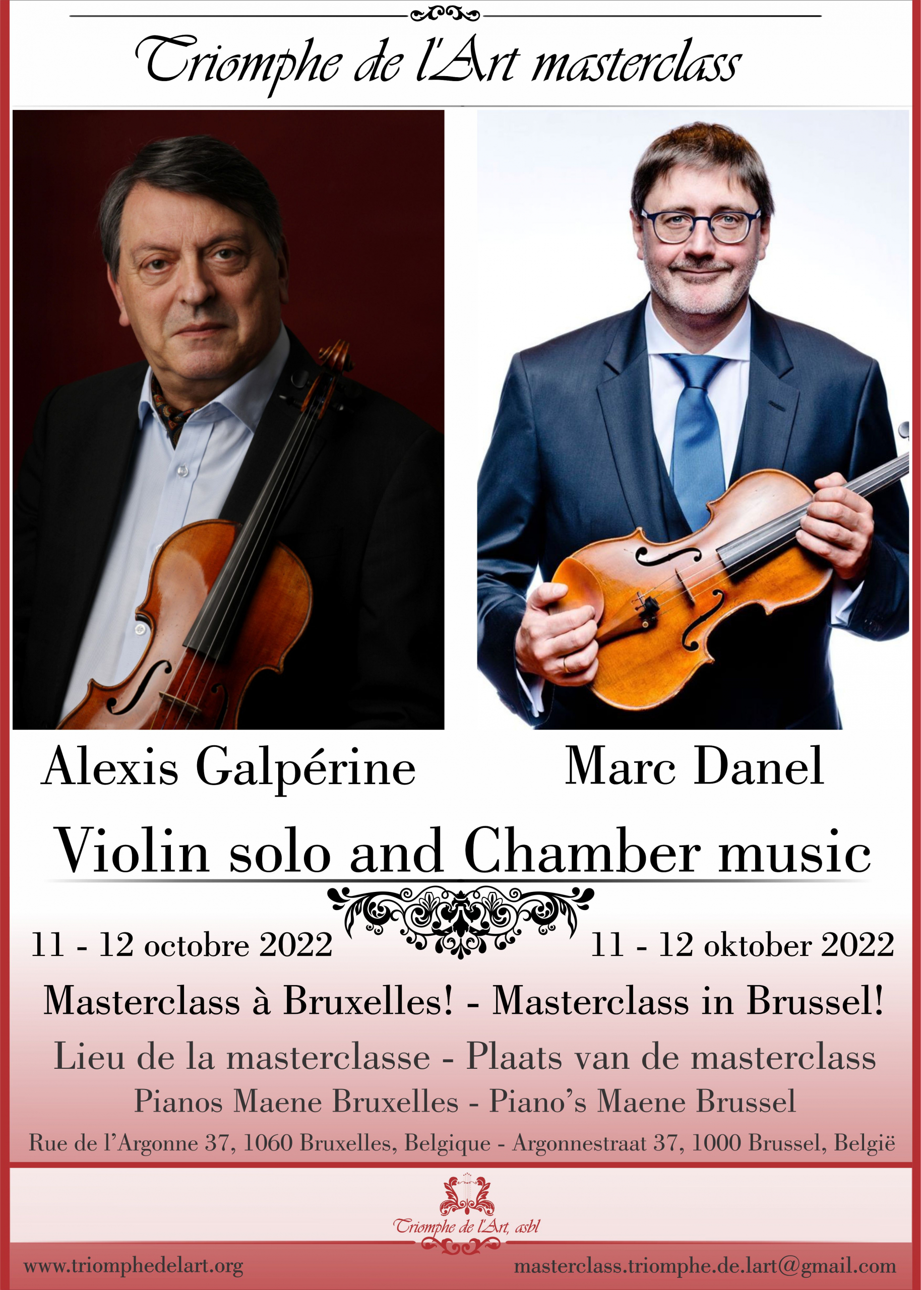 Marc Danel et Alexis Galperine masterclass